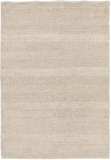 Ulla Scandi Natural Flatweave Felted Wool Rug
